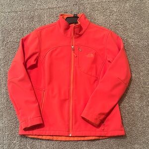 The North Face Fiery Red Softshell Jacket